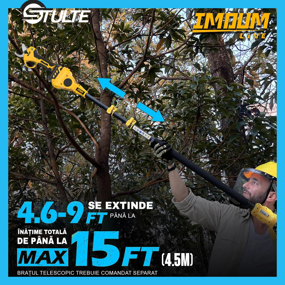 Foarfecă Electrică pentru Pomi DJD30, IMOUM Live - imagine 3